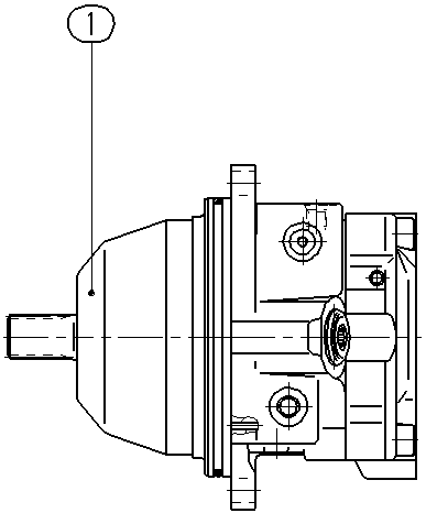 A A10V E 45 DG /52W1-VRF64N000 -S2507 — Rysunek