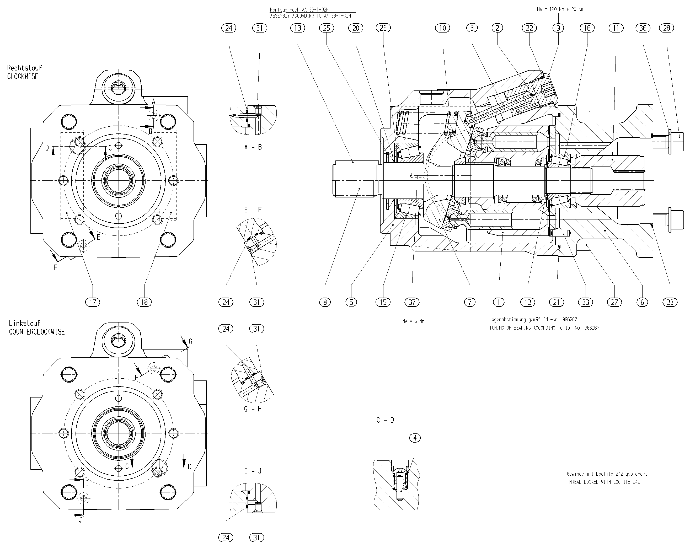 G A10V O 60 OV /52R-VWC12K68 -S2648 — Rysunek