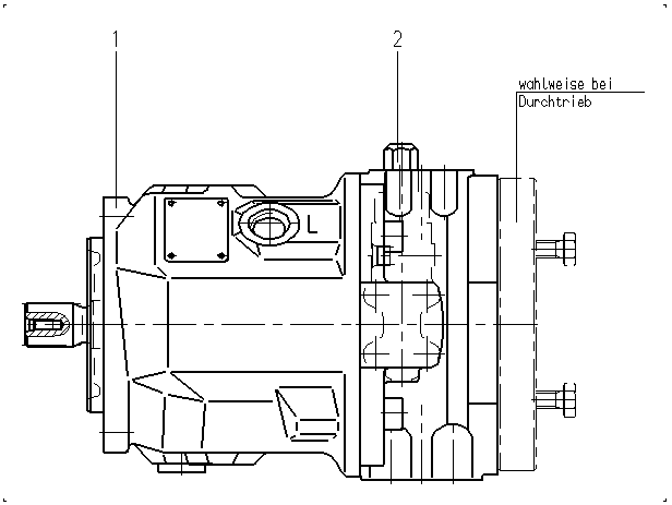 A A10V O 71 DFR /31L-PRC62KA5 — Rysunek