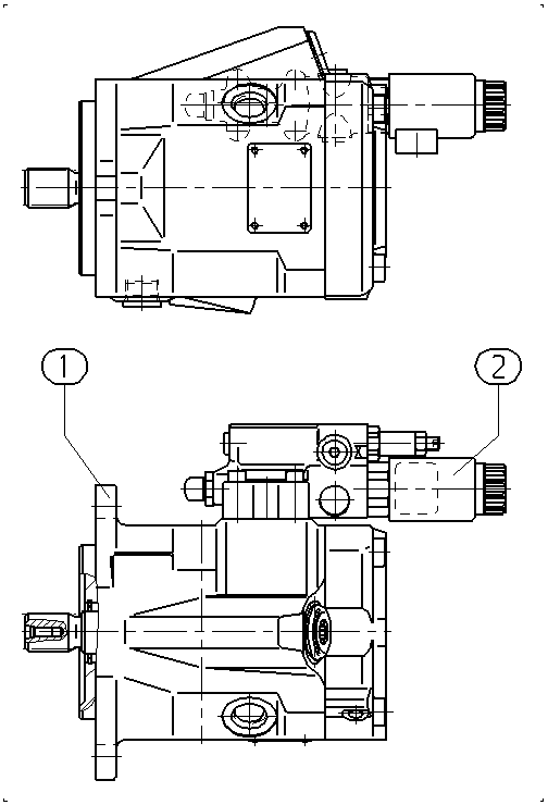 AA10VO28ED73/52L-VSC11N00T-SO262 — Rysunek