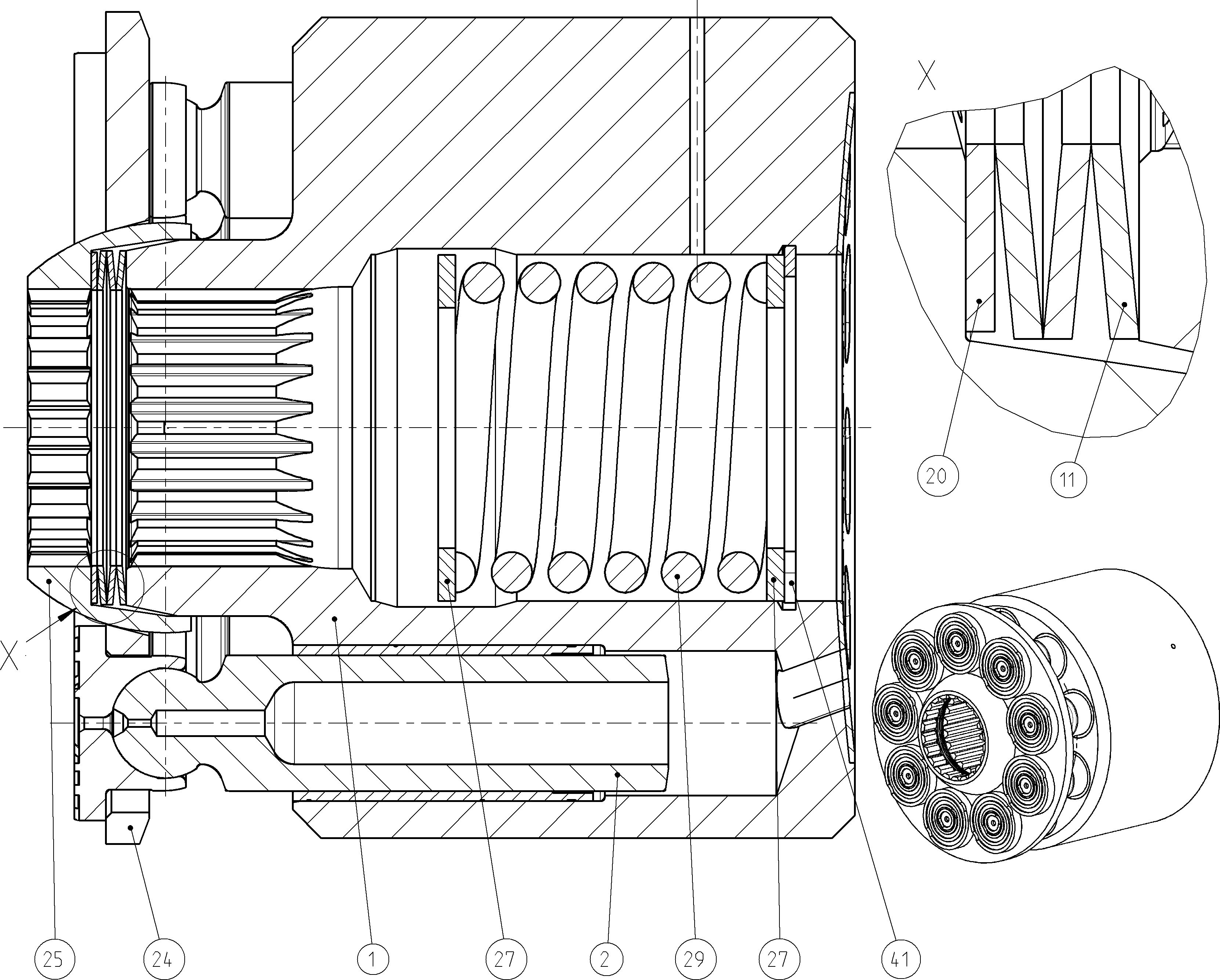 MECHANIZM NAPĘDOWY — Rysunek