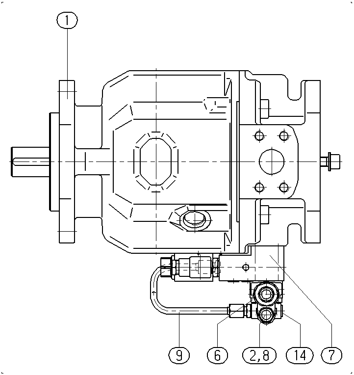 AAA10VSO100DRG/31R-PKC62K04-S1184 — Rysunek