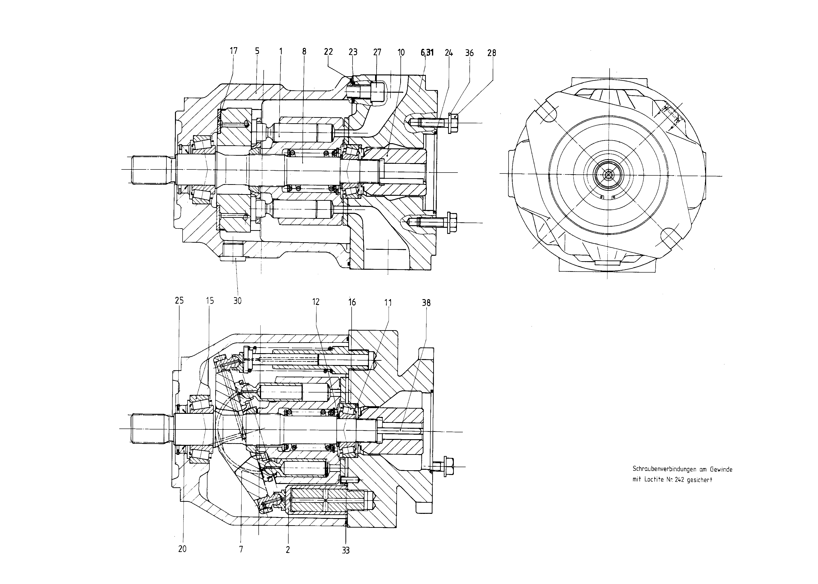 G A10V O 71 OV /31R-VSC92K02 -SO 13 — Rysunek