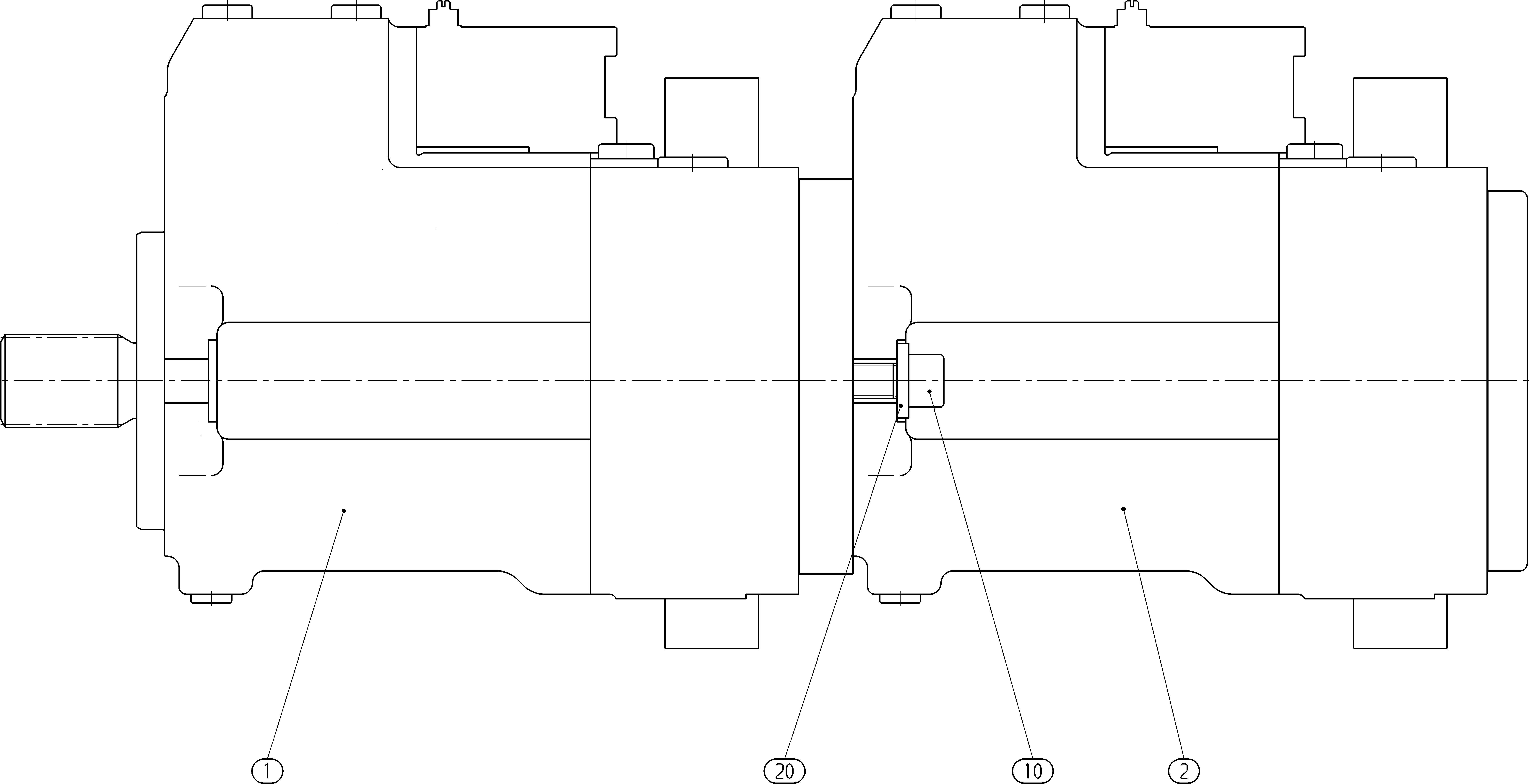 A10VG28DA/10+A10VG28DG/10 — Rysunek