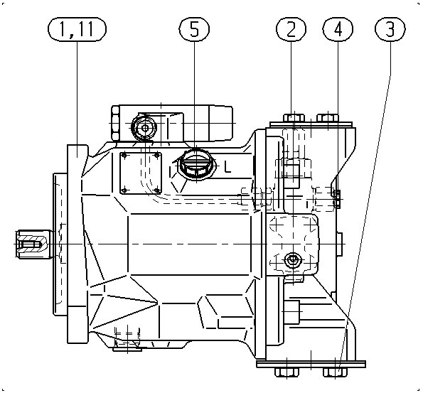 AL A10V O 28 DFLR/31L-PSC62N00 — Rysunek