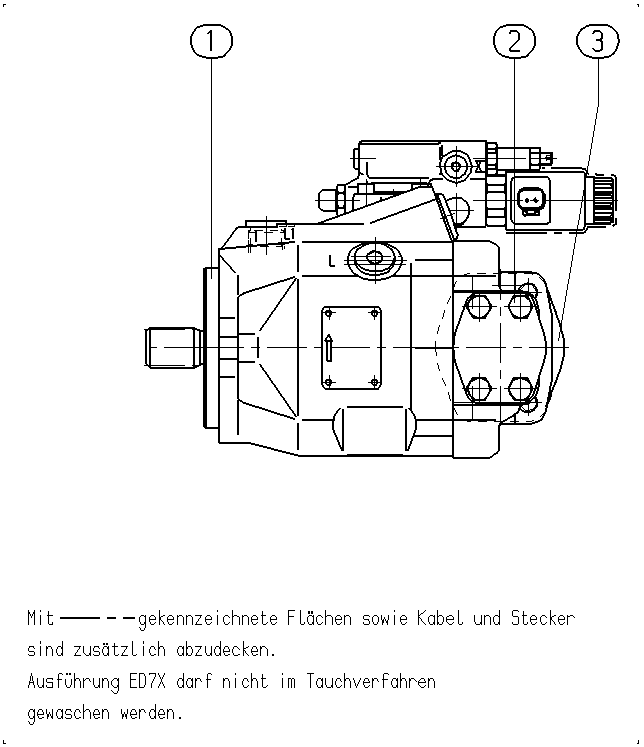 AL A10V O 45ED 72/52L-VSC12N00T — Rysunek