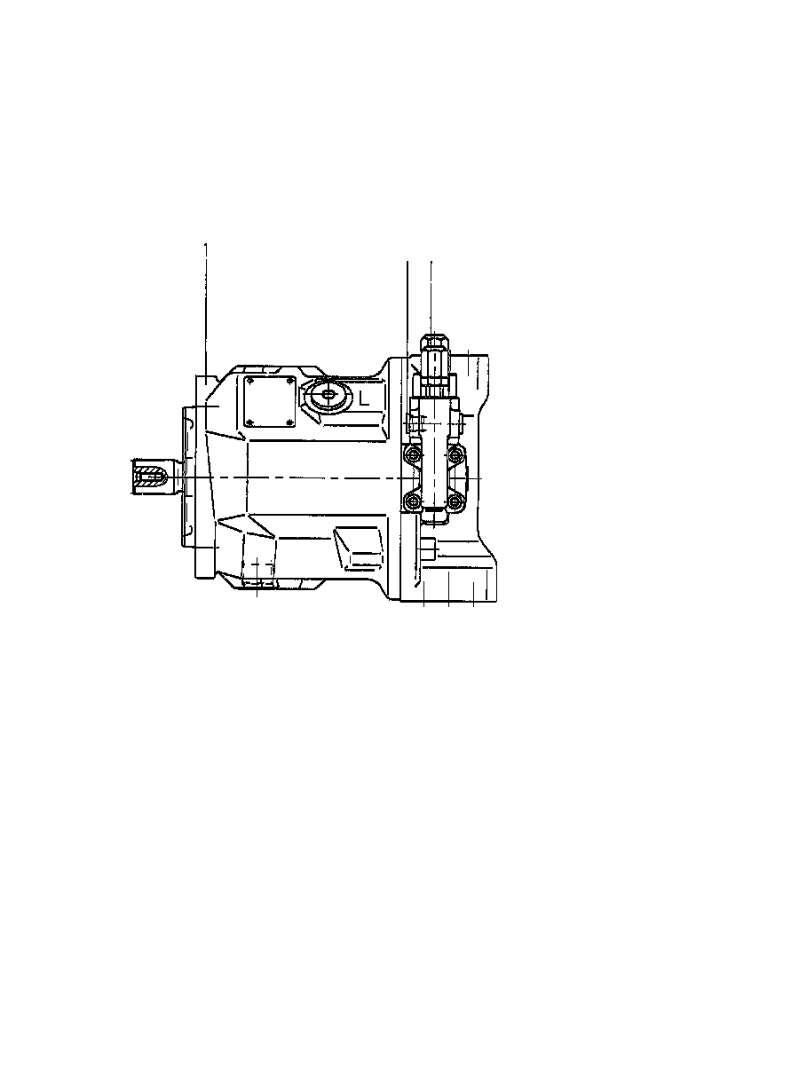 A A10V O 45 DFR1/31R-PSC62N00 -SO150 — Rysunek