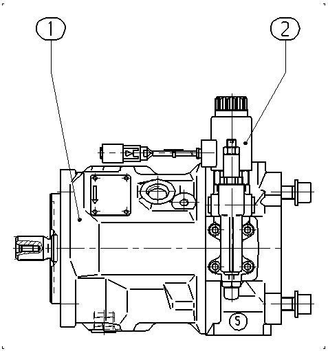 AL A10V O 28ED 73/31R-VSC12K68T -S1448 — Rysunek
