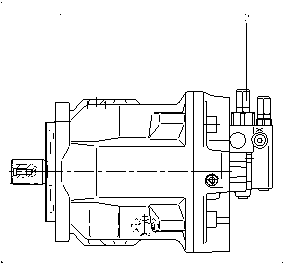 A A10V O 71 DFR /31L-PSC61N00 -SO236 — Rysunek