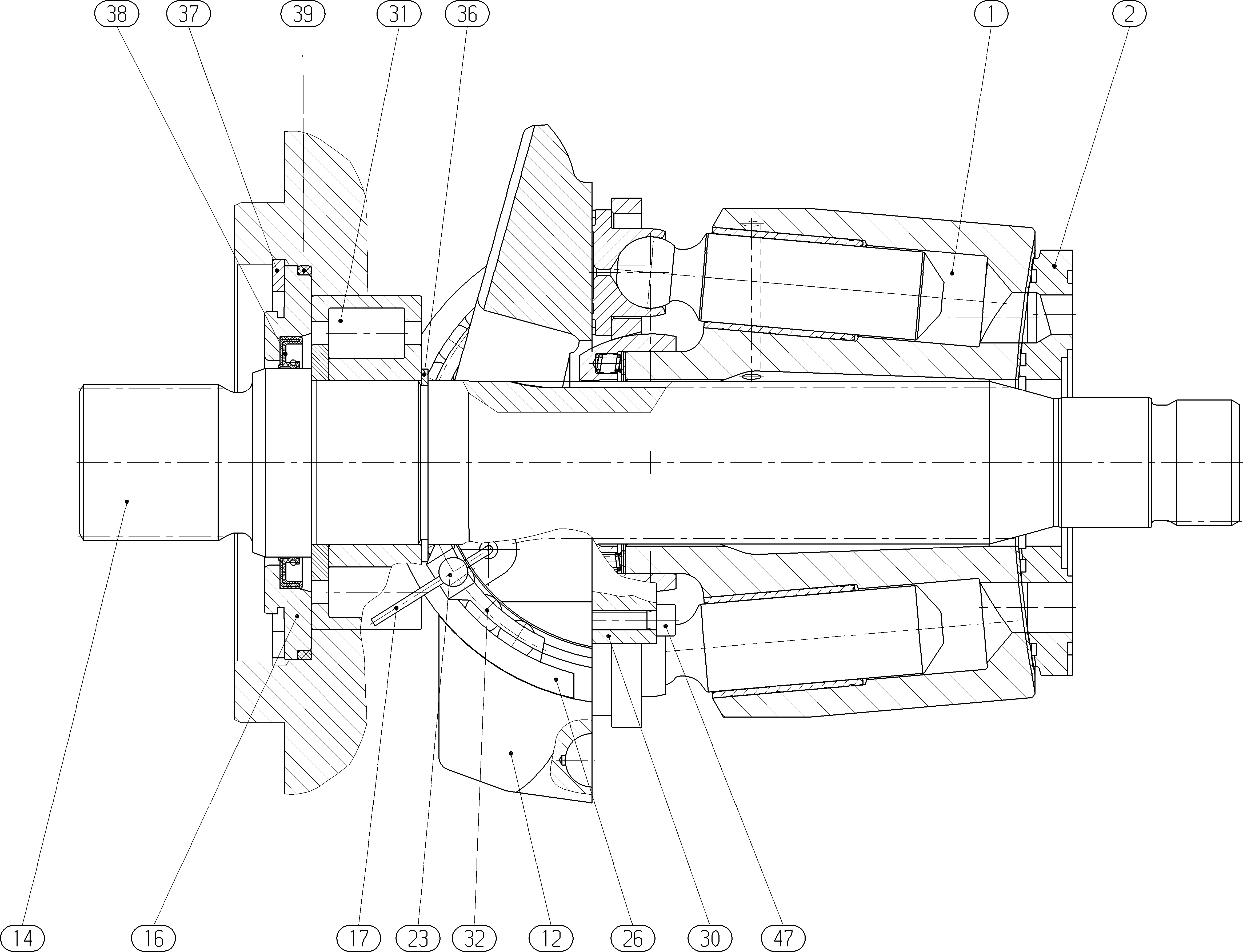 MECHANIZM NAPĘDOWY — Rysunek
