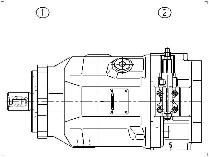 AH A10V O110 DFR1 /31R-VSD12K07 -S2821 — Rysunek