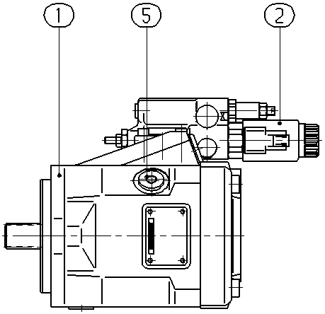 A A10VNO 45ED 72/52L-VRC11N00P -S2746 — Rysunek