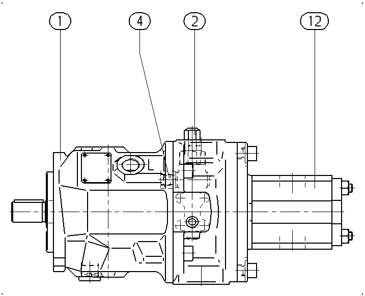 AA10VSO71DFR/31L-PPA12L60 — Rysunek