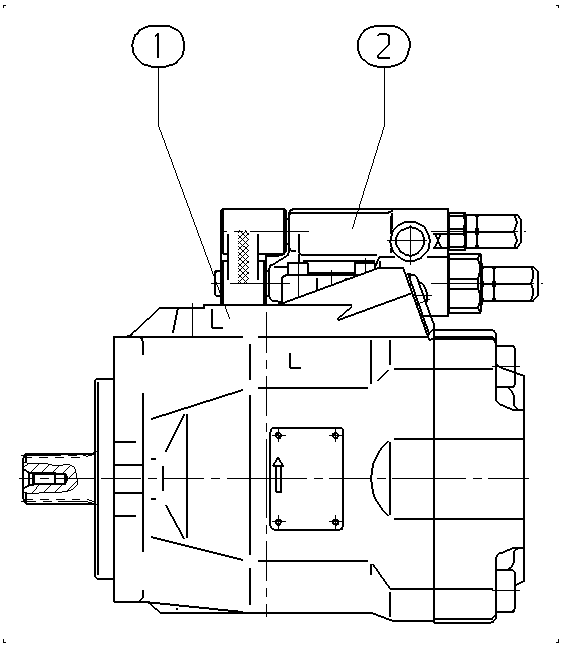 AA10VO60DFR1/52L-VRC11N00-S1411 — Rysunek