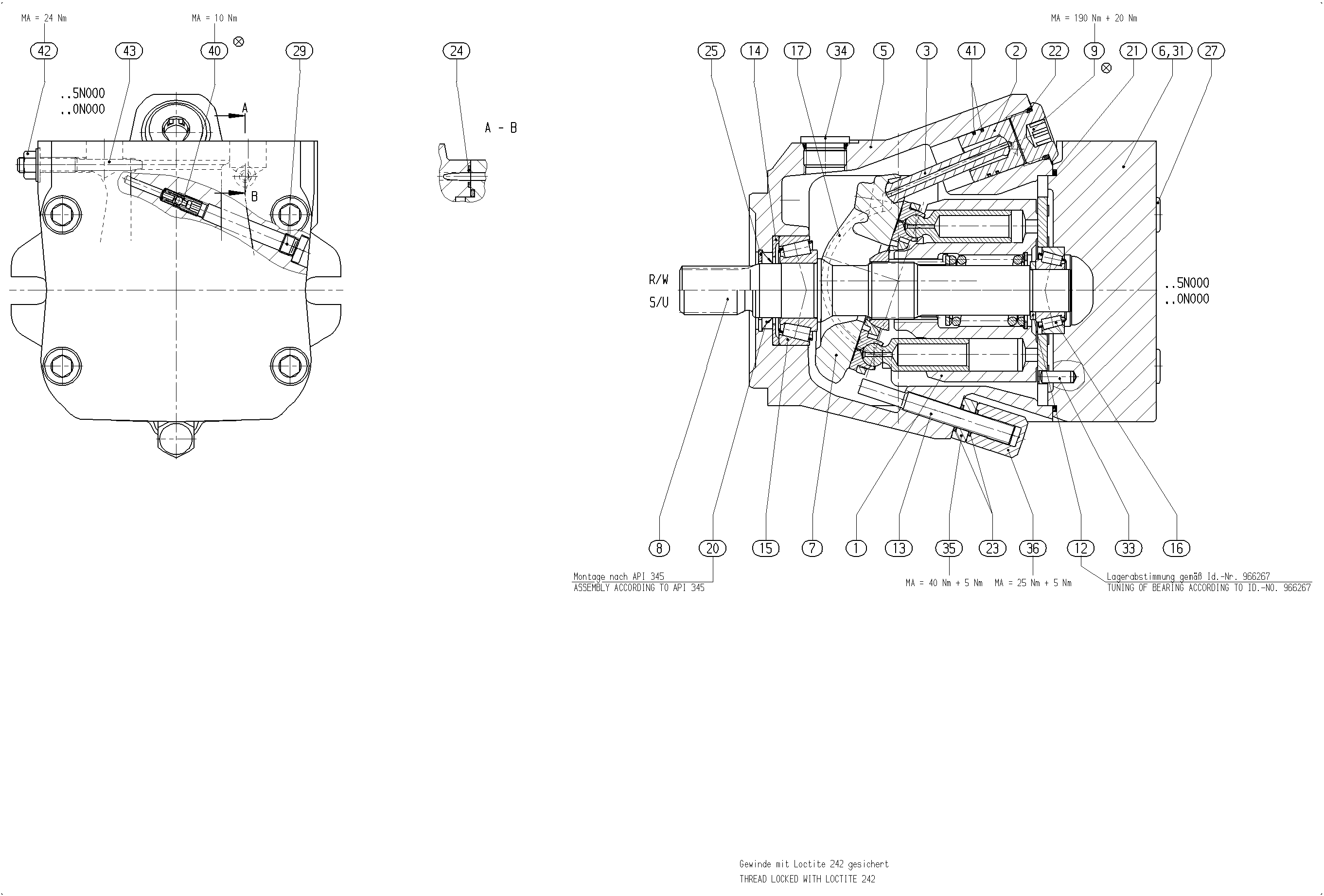 GA10VM45OV/52W1-VSC95N000-S1571 — Rysunek