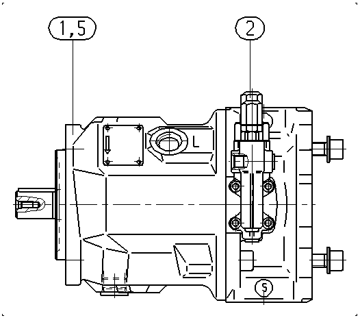 AAA10VSO100DFR/31R-PKC62K01-SO52 — Rysunek