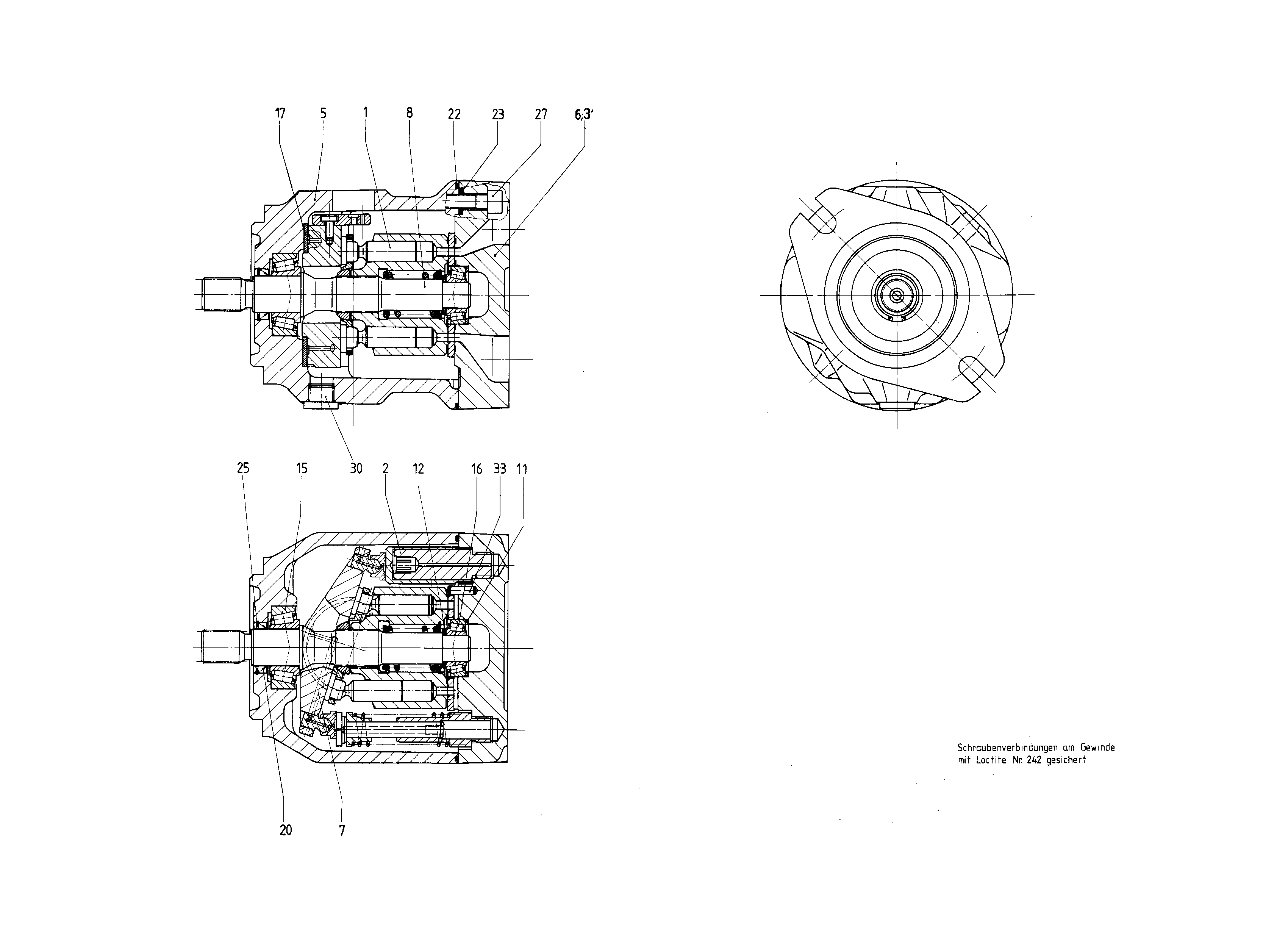 G A10V O 28 OV /31L-PSC61N00 LR -SO136 — Rysunek