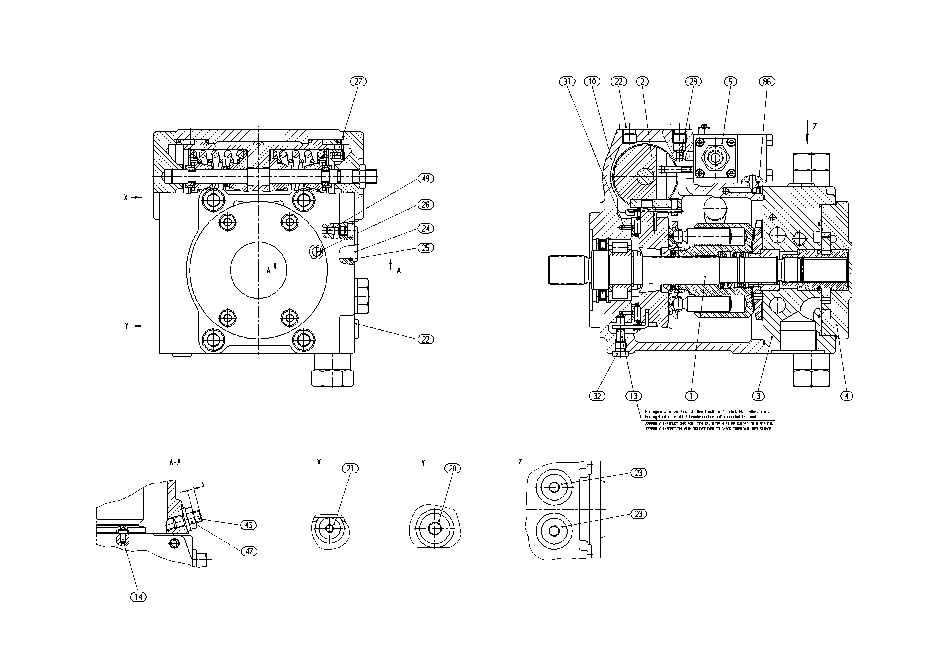 A4VG28HDD1/32R-NSC10F003S — Rysunek