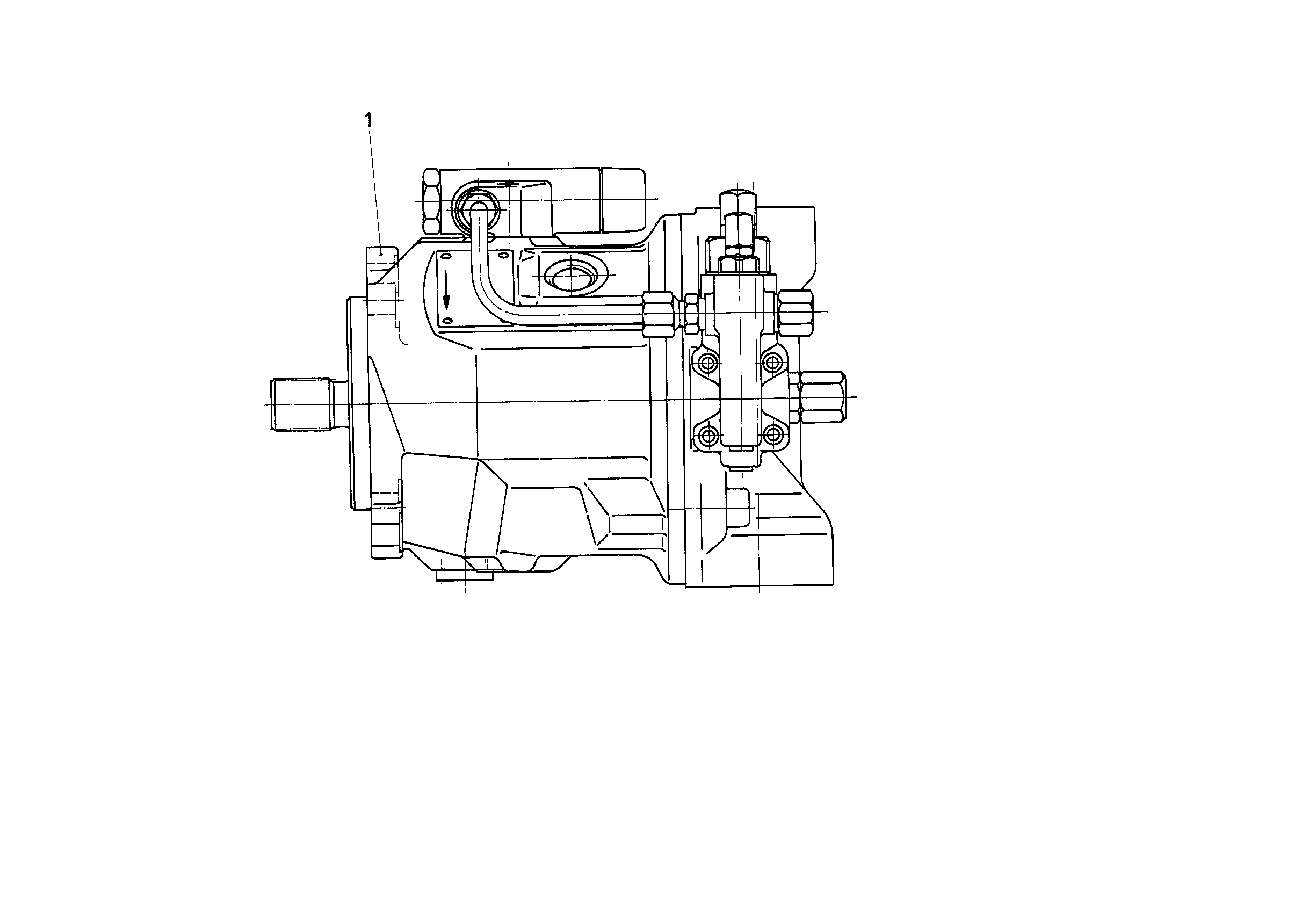AA10VO45+DFLR/31R-PSC62N00-SO15 — Rysunek