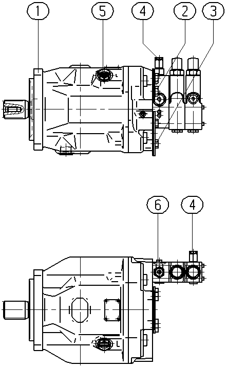 AP A10V O140 DFR1/31L-PSD11N00 -SO527 — Rysunek