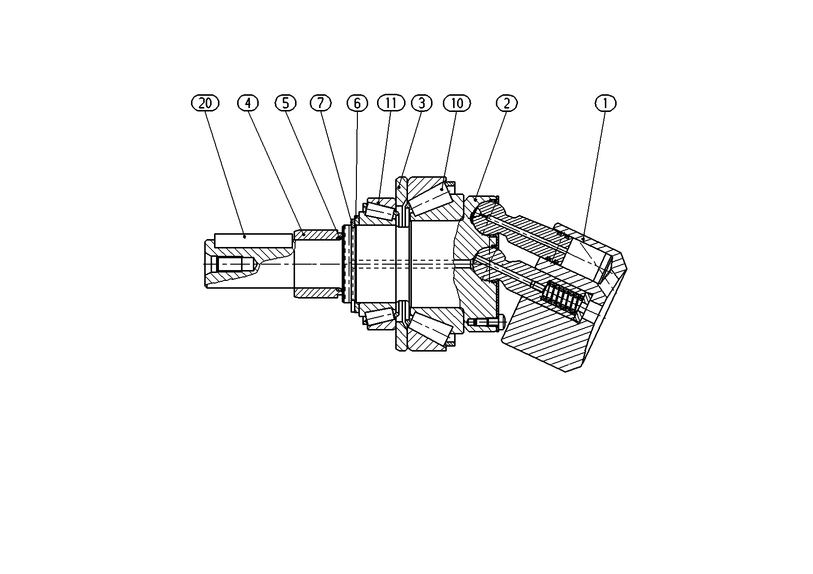 MECHANIZM NAPĘDOWY — Rysunek