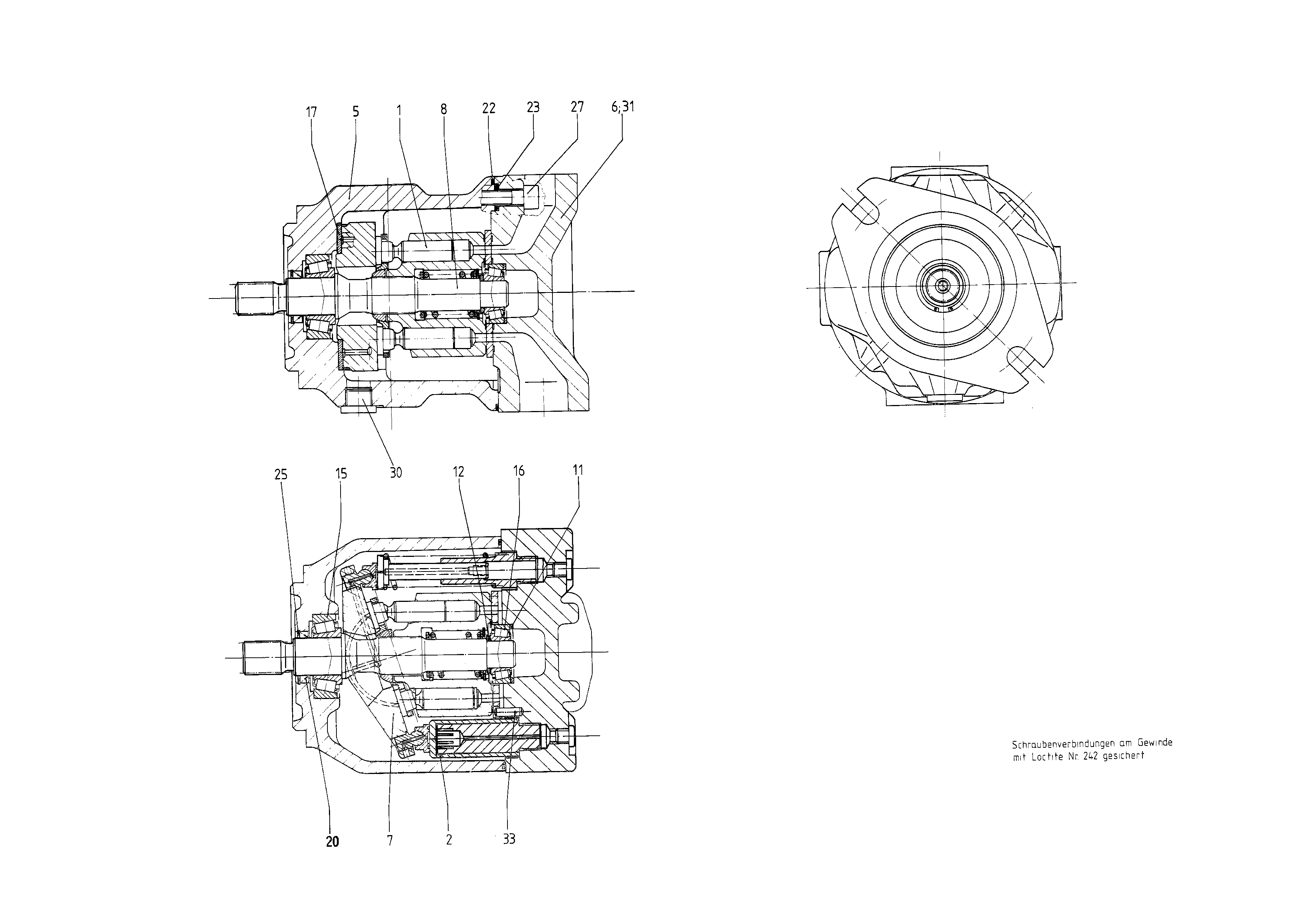 G A10V O 28 OV /31R-PSC12N00 -SO136 — Rysunek