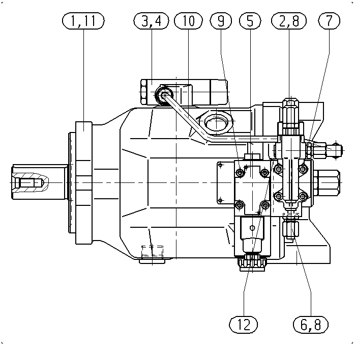 A A10VSO 71 DFLR/31R-PPA12N00 -SO108 — Rysunek