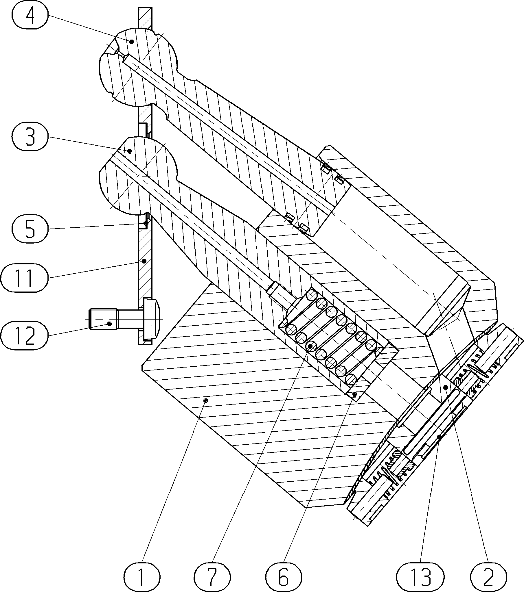 MECHANIZM NAPĘDOWY — Rysunek