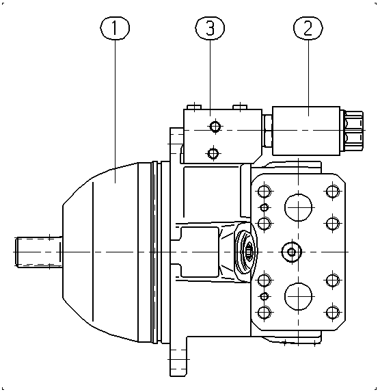 A A10V E 28 EZ2 /52W1-VRF68N000 — Rysunek