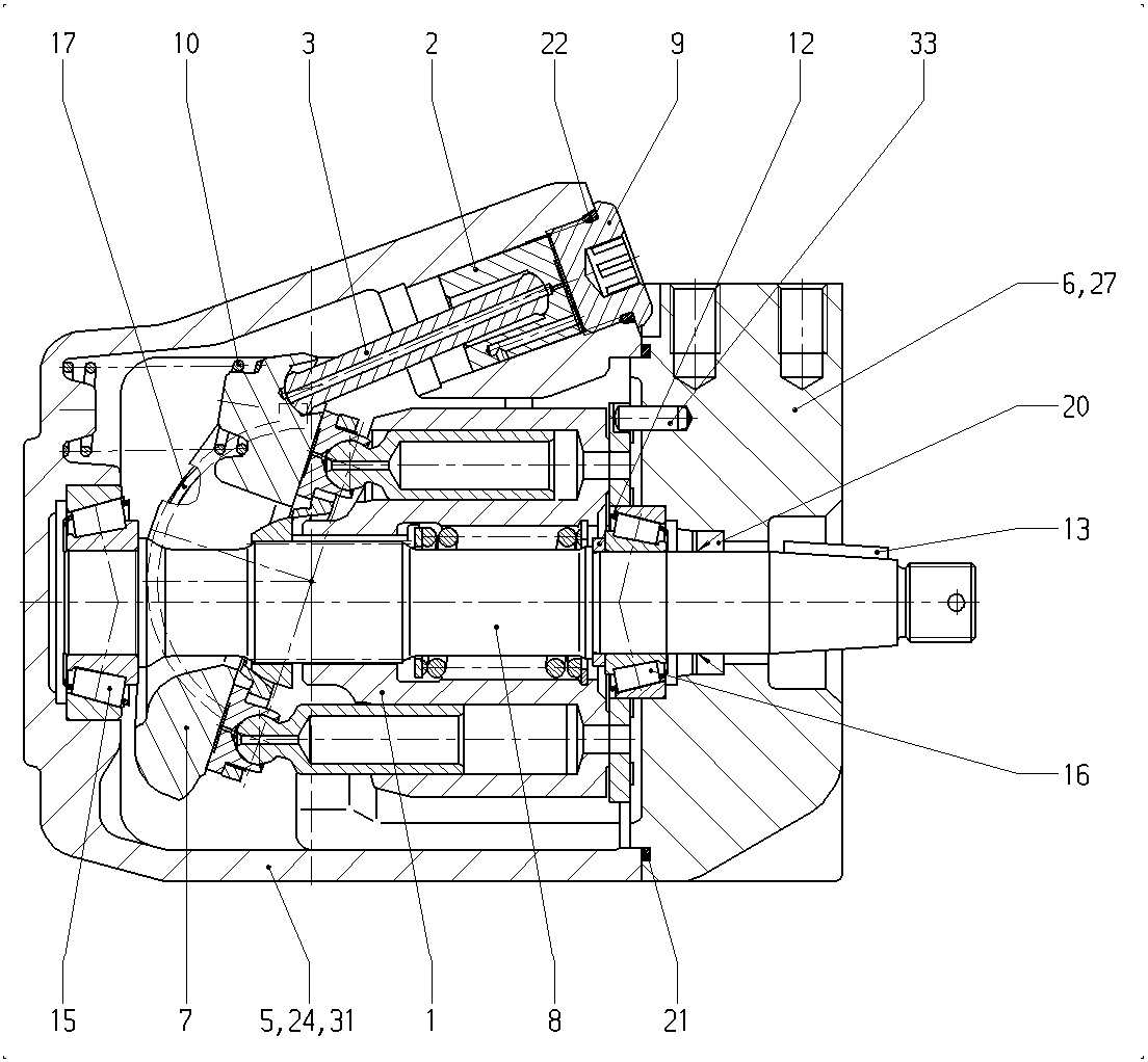 A AA10VNO 63 OV /50L-PCX68N00 -SO297 — Rysunek