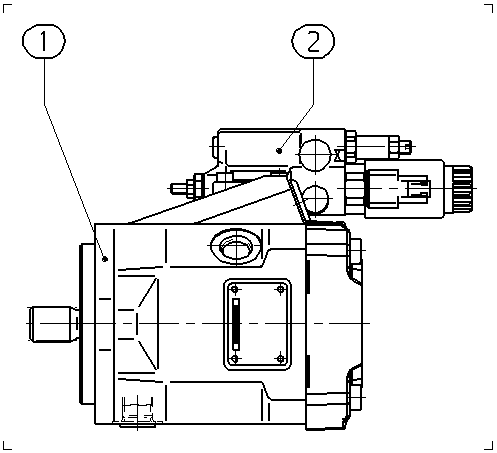 AL A10VNO 45ED 72/52R-VRC11N00P — Rysunek