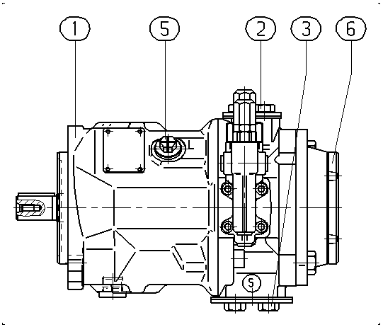 AL A10VSO 28 DR /31R-PPA12K57 -SO734 — Rysunek