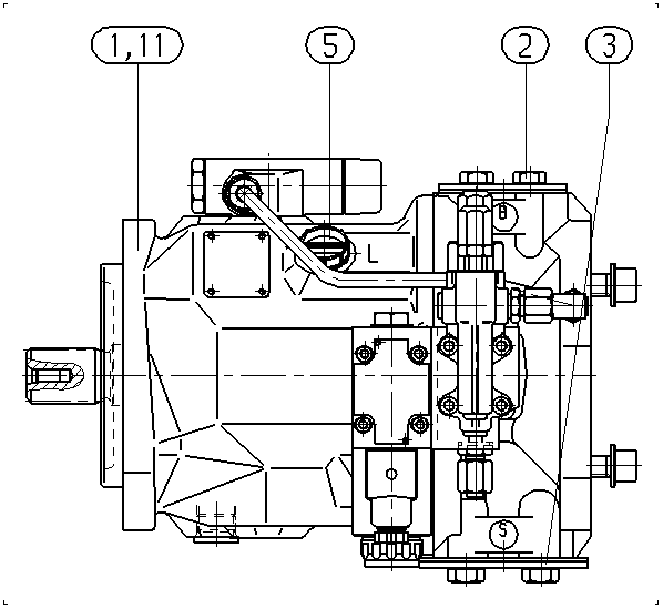 AL A10V O 45DFLR1/31R-VSC62K04 -SO108 — Rysunek