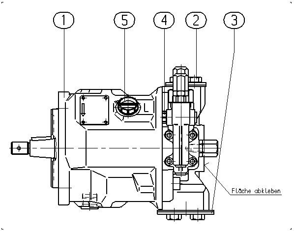 AL A10V O 28 DRG /31R-PCC12N00 -SO744 — Rysunek