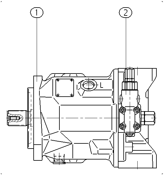 A A10V O 71 DR1 /31R-PSC92N00K — Rysunek