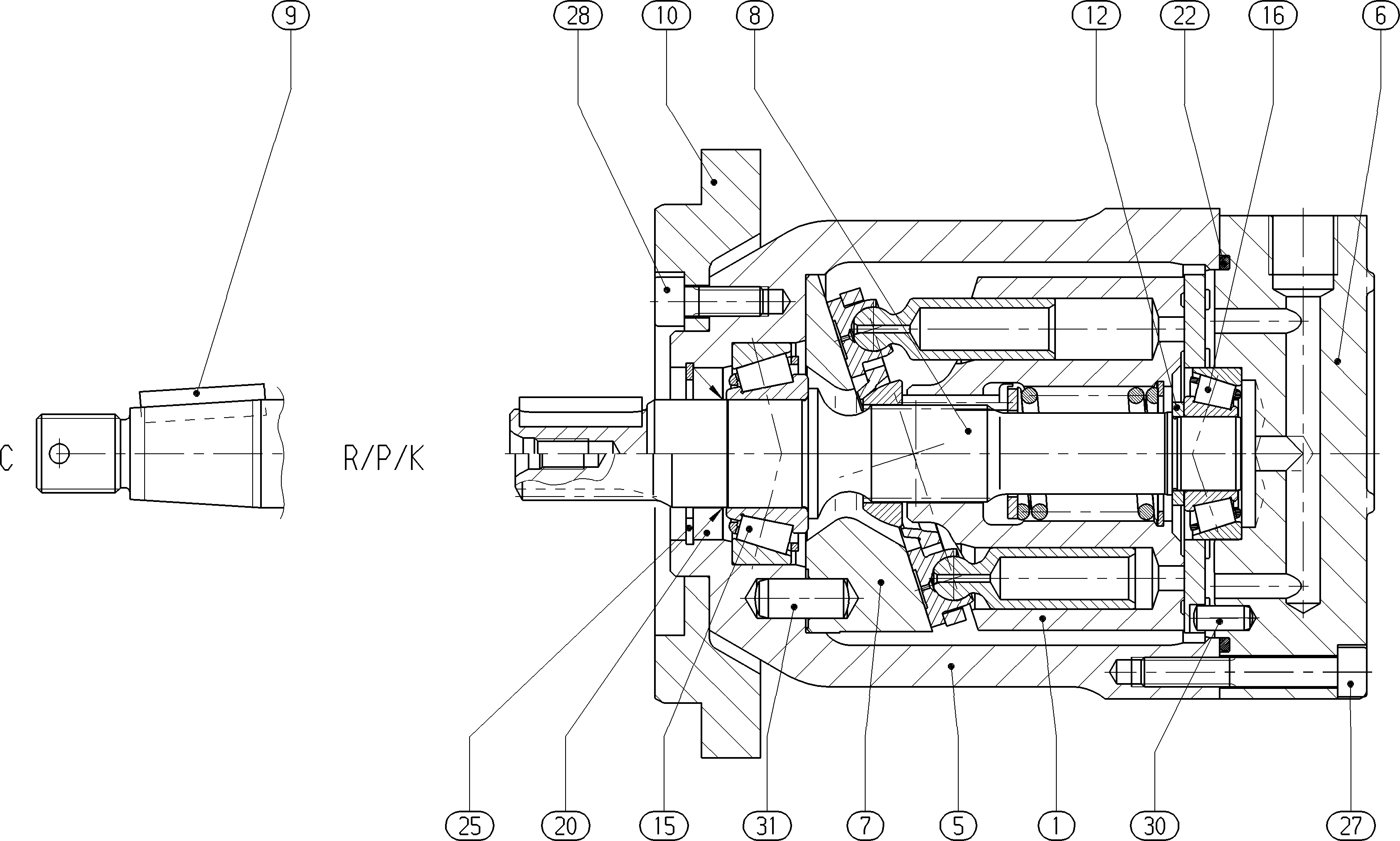 A A10F M 11 /52W-VRC16N000 — Rysunek
