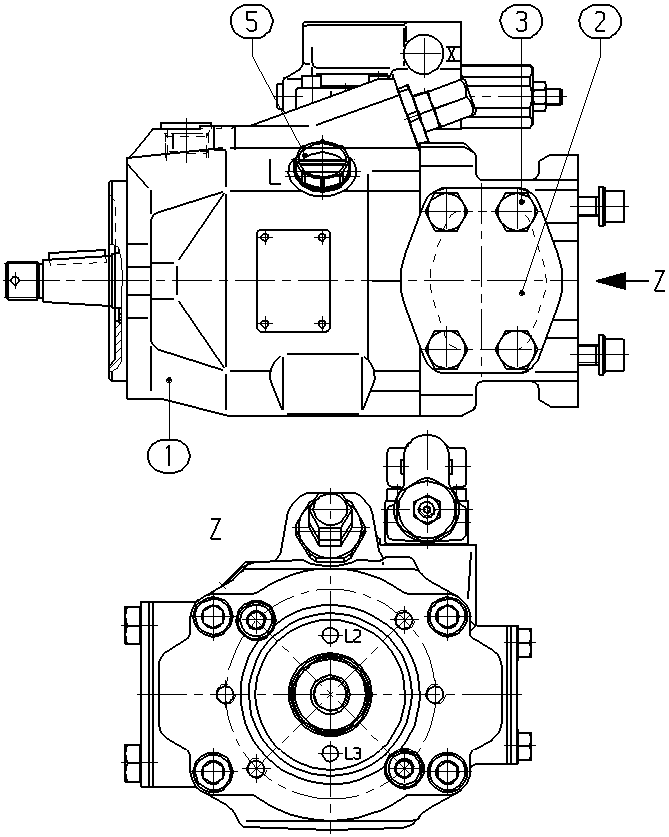 ALA10VO45DR/52R-VCC62K52-S2059 — Rysunek