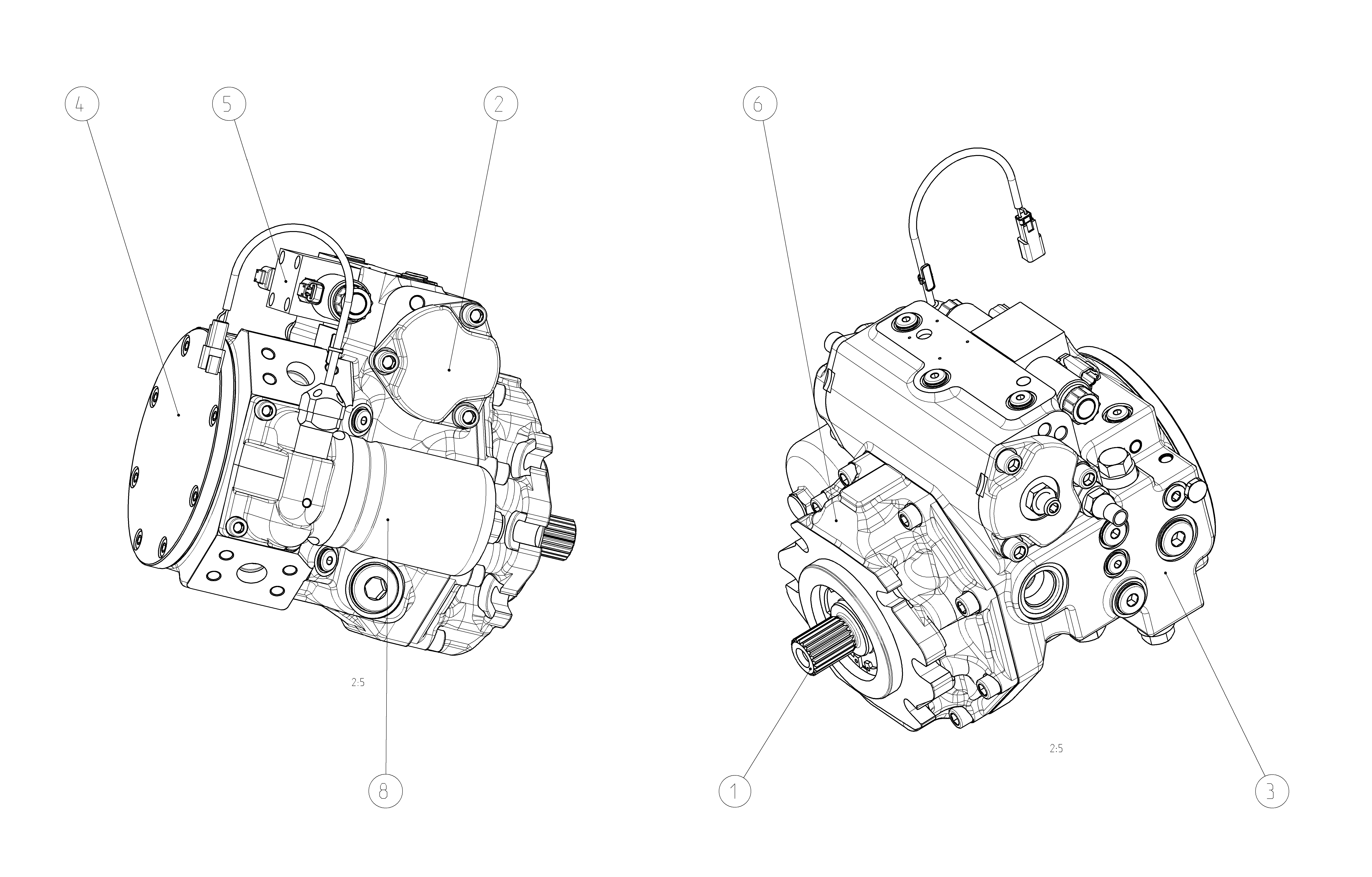 A4VG085EZ2DP000/40MLNC6V81F0000AB00-0 — Rysunek