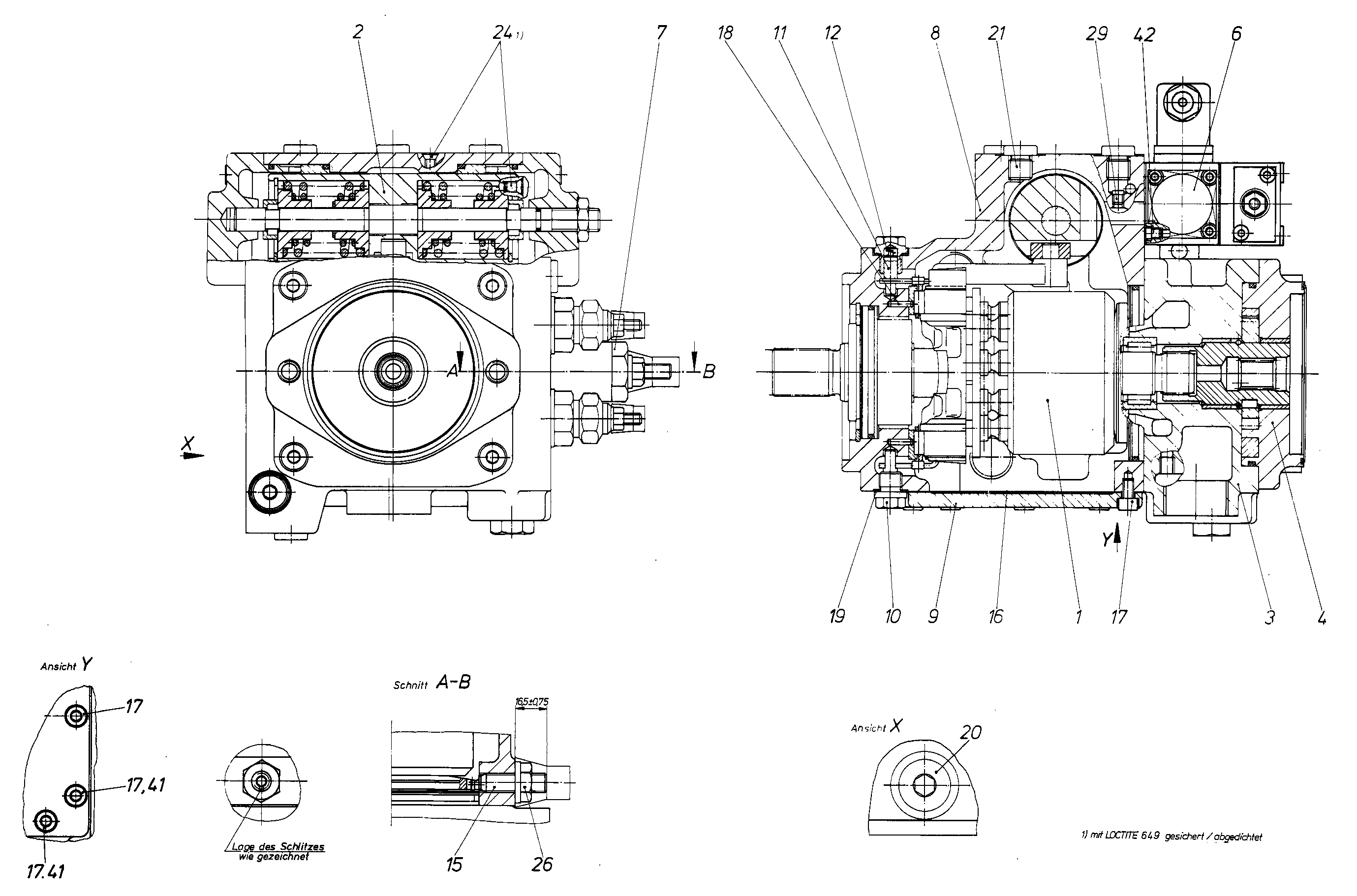 A4VG28DA14/30R-PZC10F011S-S — Rysunek