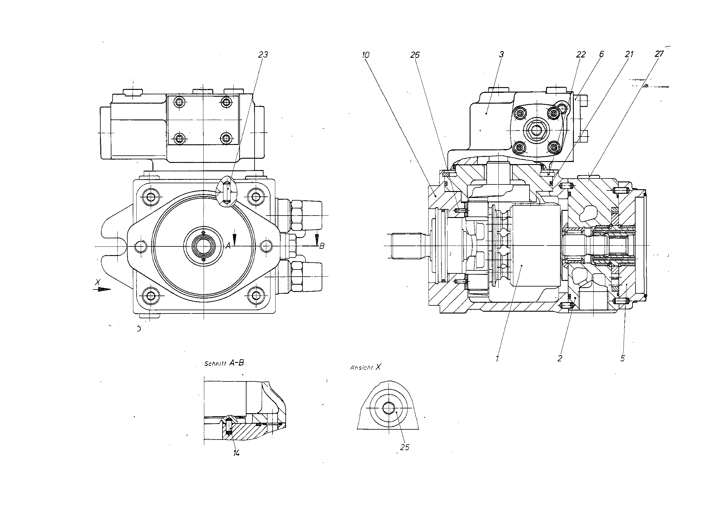 A11VG19DG1/10R-PSC16F011S*G* — Rysunek