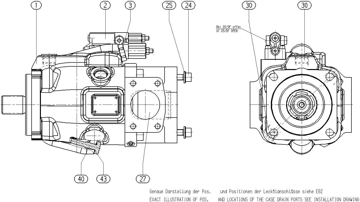 A A10V O 63 DRS /53R-VWC62K68 — Rysunek