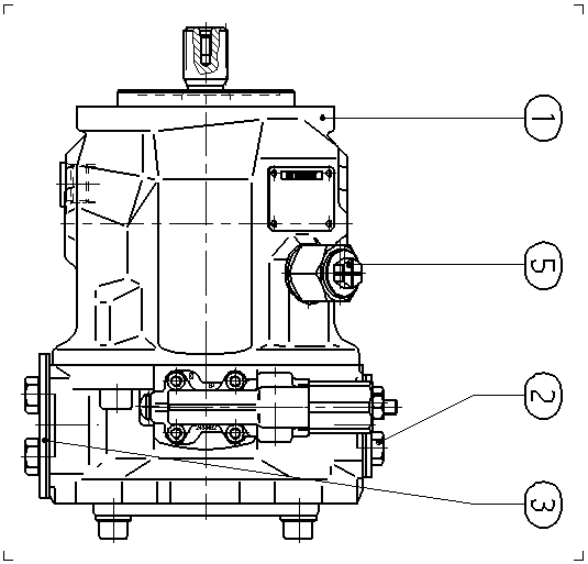AL A10V O 45 DR /31R-VSC12KC1 — Rysunek