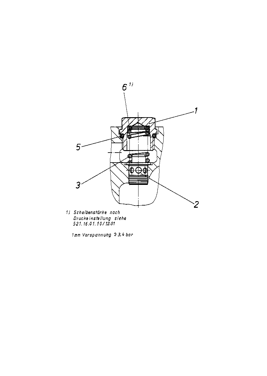 HYDRAULICZNY ZAWÓR UPUSTOWY — Rysunek