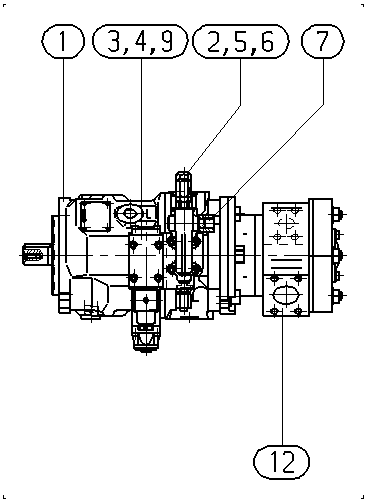 A A10VSO 28 DFR1/31R-PPA12O70 -SO108 — Rysunek