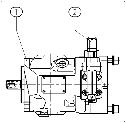 A A10VSO 18 DFR1/31R-PRA12KB2 -S1893 — Rysunek