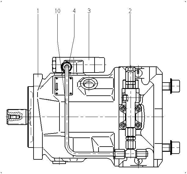AH A10V O 71 FHD /31R-PRC62K07 -SO525 — Rysunek