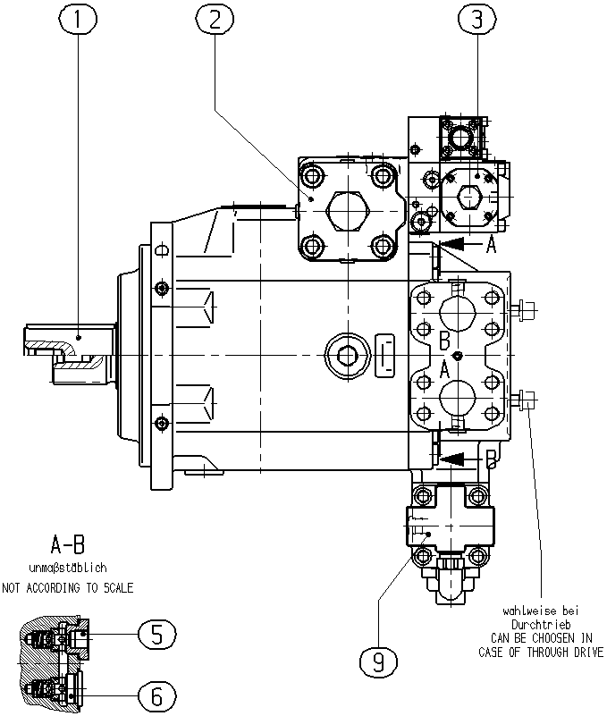P A4VSG 500 HD1D /30R-PPH10KB59N — Rysunek