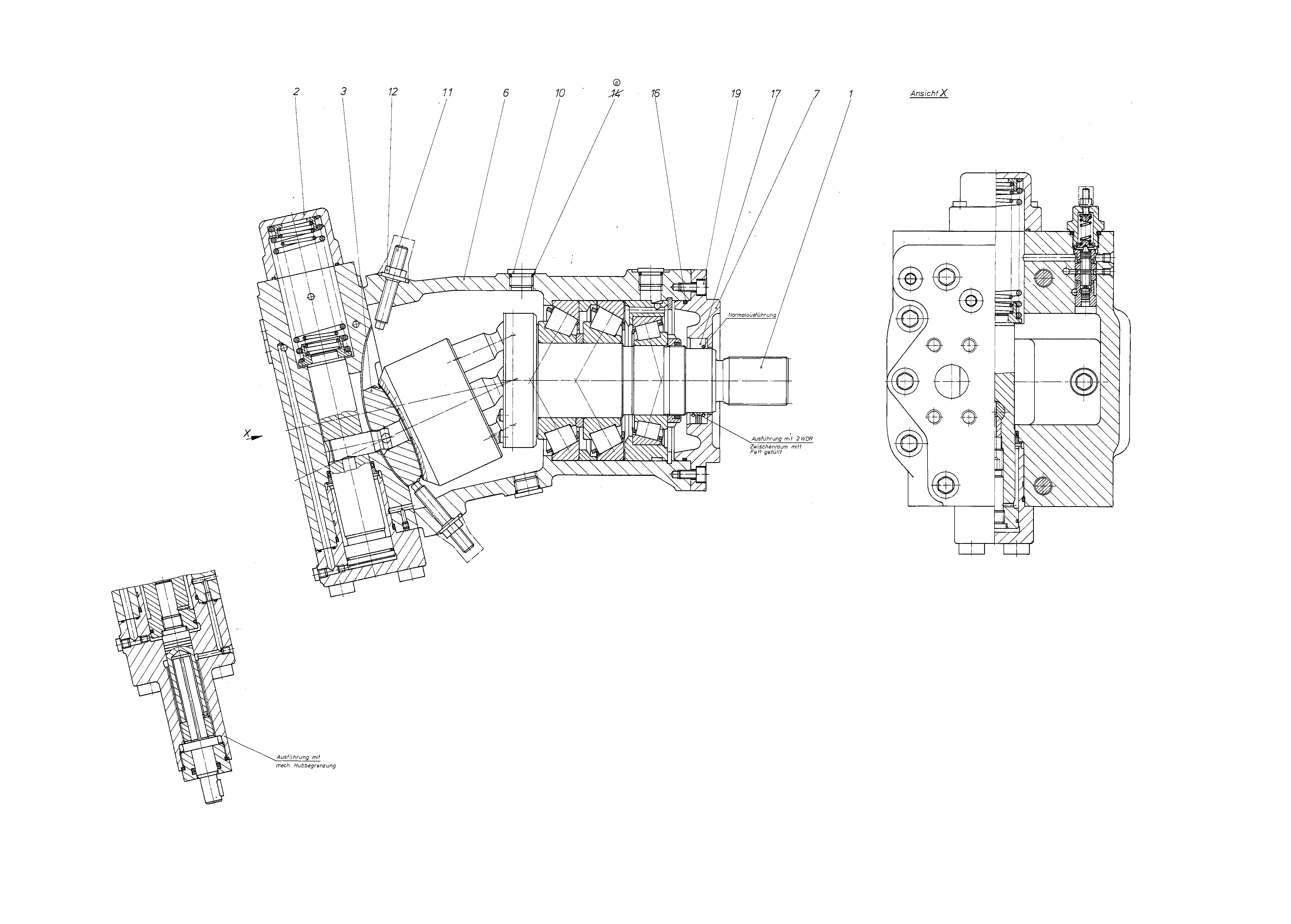 V-PUMPEAA7VTO160DR/60L-PZD1*G* — Rysunek