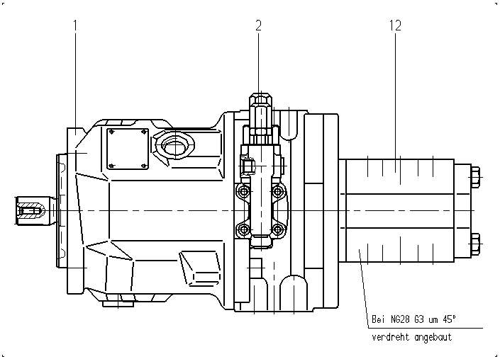 A A10V O 45 DFR1/31R-PSC62L30 — Rysunek