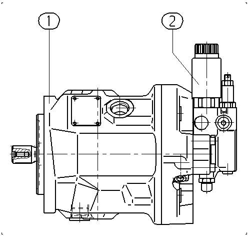 AA10VO45ED72/31R-VSC61N00H — Rysunek